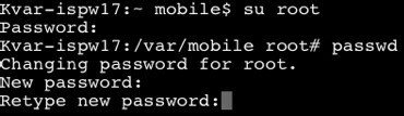 iPad更改root密碼