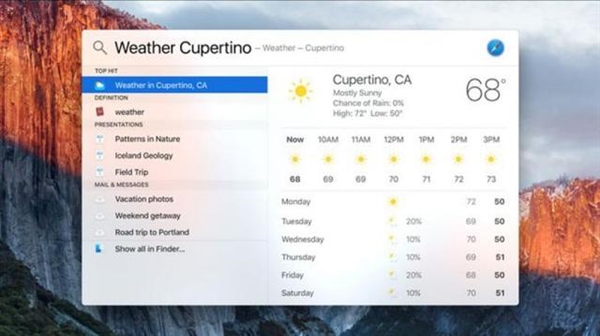 OS X 10.11對比Win10：互相抄襲