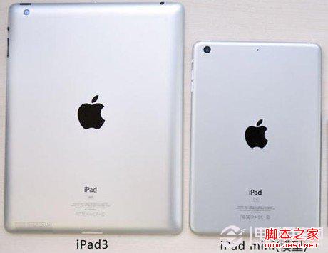 iPad Mini與iPad3外觀對比