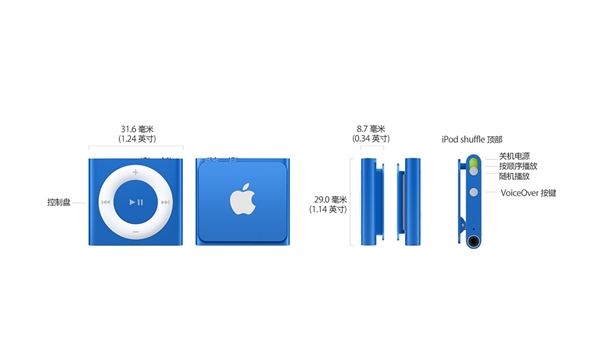 iPod nano、iPod shuffle難得升級：只有新顏色