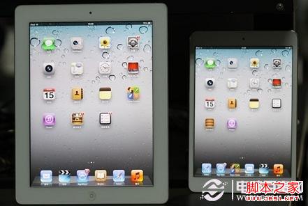 iPad3與iPad mini屏幕界面對比