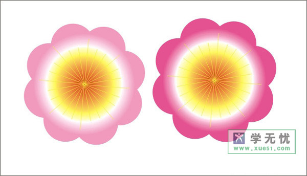 coreDRAW實例如何制作桃花教程 