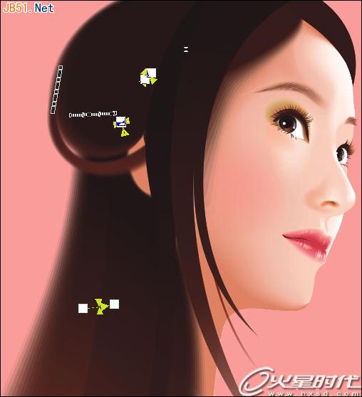 CoreIDRAW打造古典美女　寫實人物制作詳解