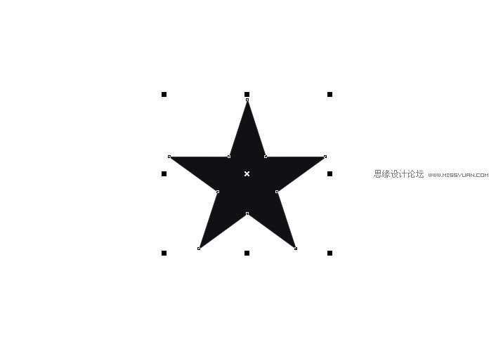 CorelDRAW的實用技巧繪制五角星,破洛洛