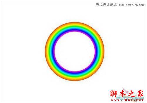 CorelDraw交互式調和工具制作卡通彩虹,武林網