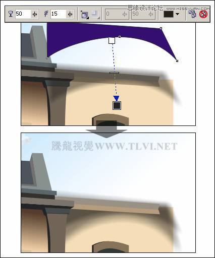 CorelDRAW繪制街道場景教程之歐洲小鎮,破洛洛