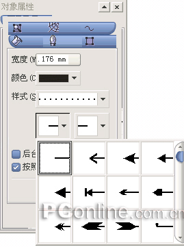 CorelDRAW 12循序漸進-對象的輪廓設定 武林網 CorelDraw入門教程