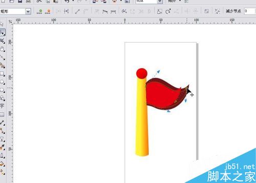 使用CorelDRAW X5繪制旗幟