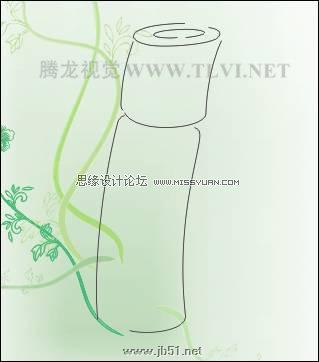 使用CorelDRAW繪圖具有水墨畫效果的《香水廣告》,PS教程,思緣教程網