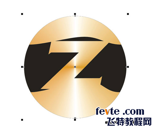 CDR繪制金屬質感標志 武林網 CDR實例教程