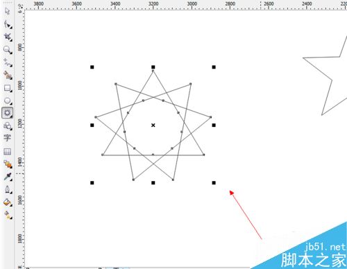 CDR中復雜星形工具如何使用