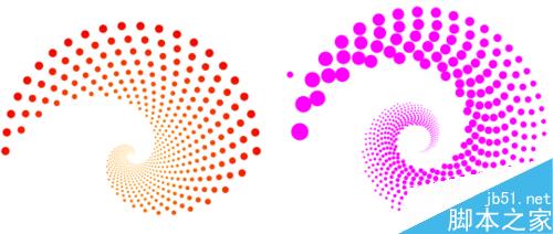 CorelDRAW X7案例分享：打造圓點螺旋效果