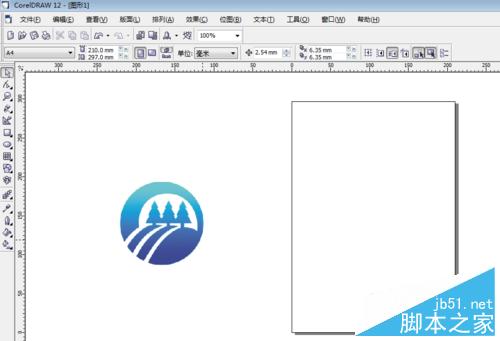 怎么用CorelDRAW曲線圖形標志