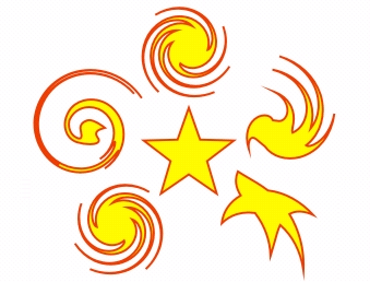 coreldraw distortion（變形）與envelope（封套）效果 武林網 CorelDraw使用技巧教程