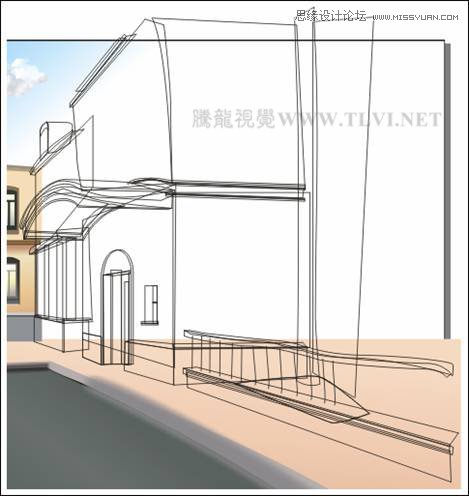 CorelDRAW繪制街道場景教程之歐洲小鎮,破洛洛