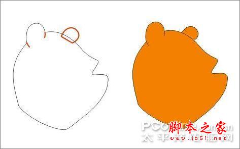 Coreldraw繪制可愛的小熊維尼教程