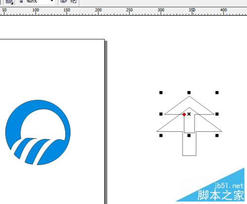 怎么用CorelDRAW曲線圖形標志