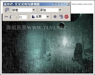 CorelDRAW繪制單色風格的恐怖場景教程,破洛洛