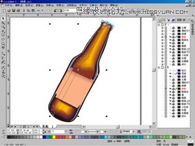 Coreldraw繪制精致矢量效果啤酒廣告,破洛洛