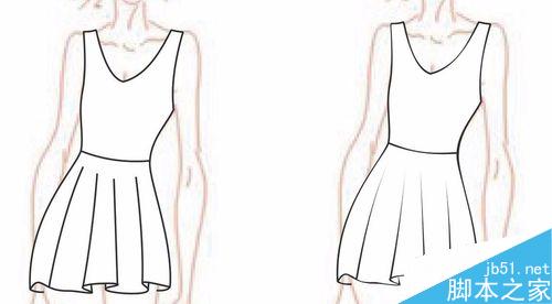 怎樣用CDR+PS畫服裝效果圖？