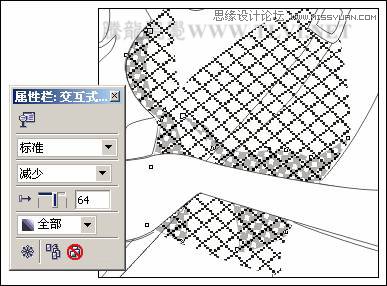 CorelDRAW繪制半調圖案背景前的摩登少女,破洛洛