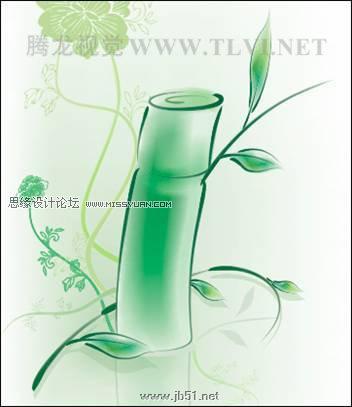 使用CorelDRAW繪圖具有水墨畫效果的《香水廣告》,PS教程,思緣教程網