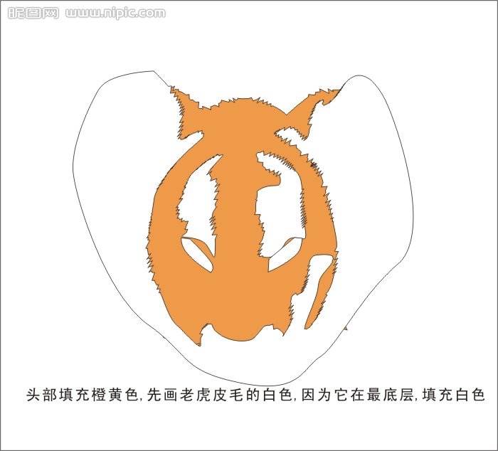 CDR繪制可愛的幼虎 武林網 CDR實例教程