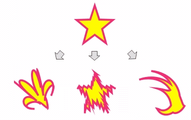 coreldraw distortion（變形）與envelope（封套）效果 武林網 CorelDraw使用技巧教程