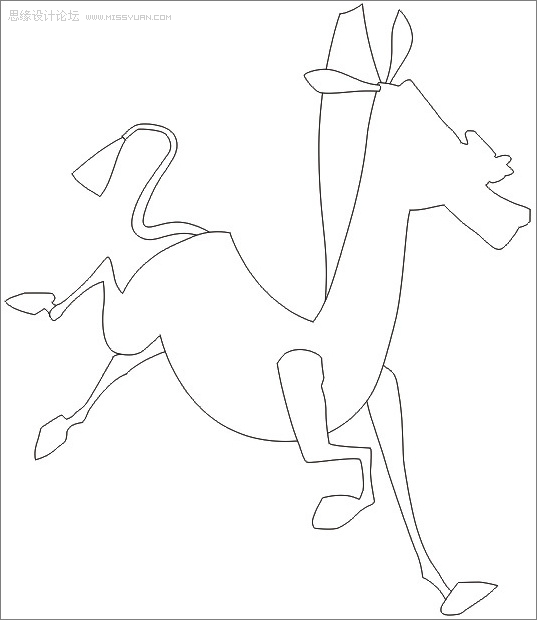 CorelDraw詳細打造打造三維動感斑馬,武林網