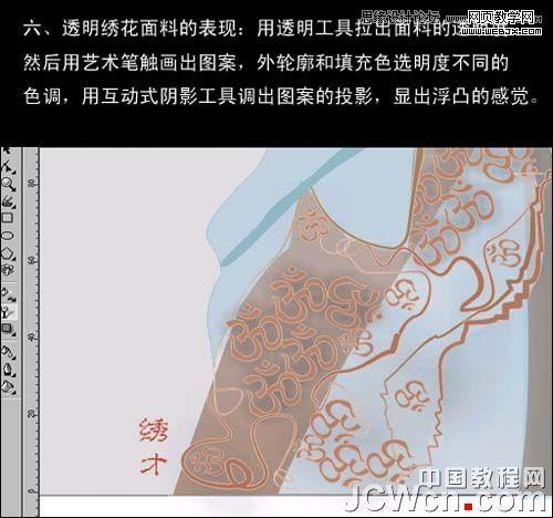 CorelDRAW教程：手繪時裝效果圖_武林網