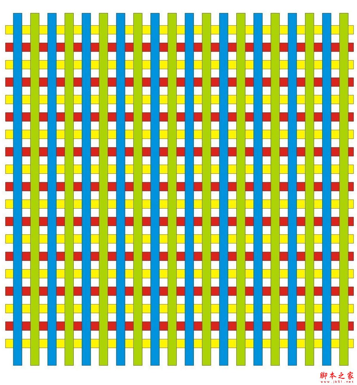 CorelDraw制作竹編效果