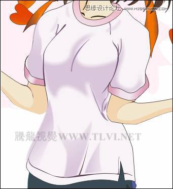 CorelDRAW繪制日式卡通美女教程,破洛洛