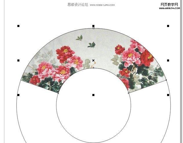 CorelDRAW教程:繪制逼真的折扇_武林網