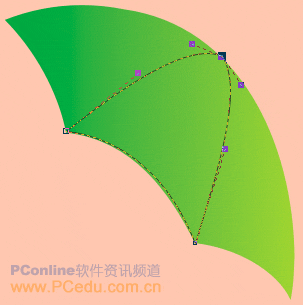 CDR繪制雨傘教程 武林網 CDR實例教程