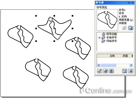 CorelDRAW 12循序漸進-符號功能 武林網 CorelDraw入門教程