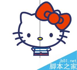 CorelDRAW中怎么畫KT貓