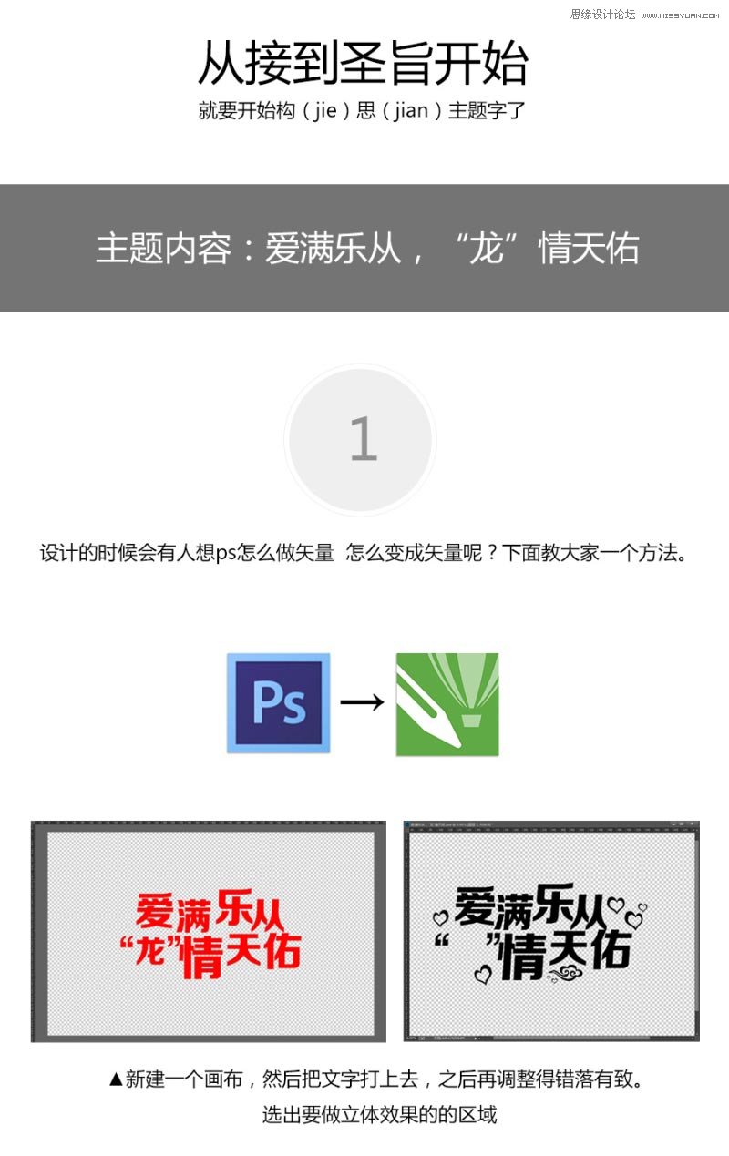 CorelDraw結合PS制作海報3D立體字教程,PS教程,思緣教程網