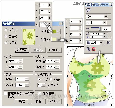 CorelDRAW繪制卡通插畫美女教程清晨的陽光,破洛洛