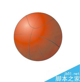 CorelDRAW中籃球的畫法