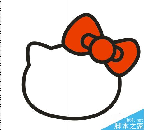 CorelDRAW中怎么畫KT貓