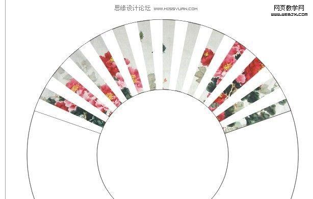 CorelDRAW教程:繪制逼真的折扇_武林網