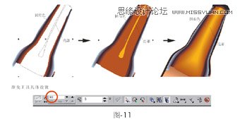 Coreldraw繪制精致矢量效果啤酒廣告,破洛洛