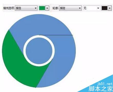 cdr教程：繪制谷歌瀏覽器Logo步驟