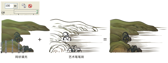 CorelDRAW臨摹工筆重彩畫教程,破洛洛