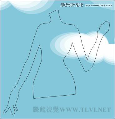 CorelDRAW繪制卡通風格的時尚美女教程,破洛洛