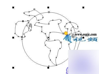 CoreIDRAW X4 設計網站標志 武林網 CorelDraw實例教程