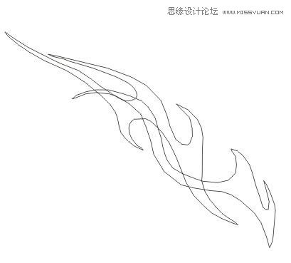 CorelDraw繪制時尚的蝴蝶花紋圖案教程,PS教程,思緣教程網