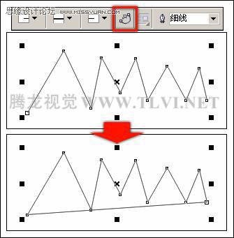 CorelDRAW中多點線工具的應用,破洛洛