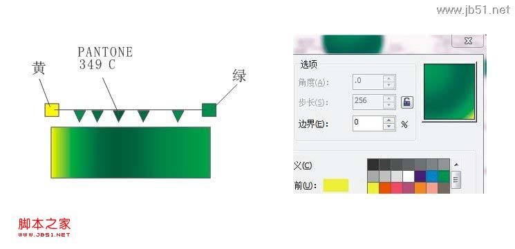 CorelDraw繪制綠色可愛的卡通龍