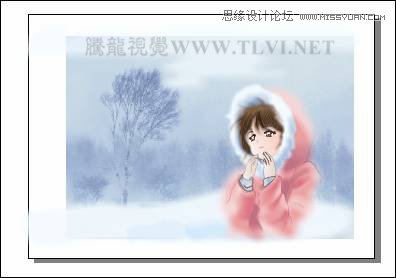 CorelDRAW繪制雪地中的唯美女孩教程,破洛洛